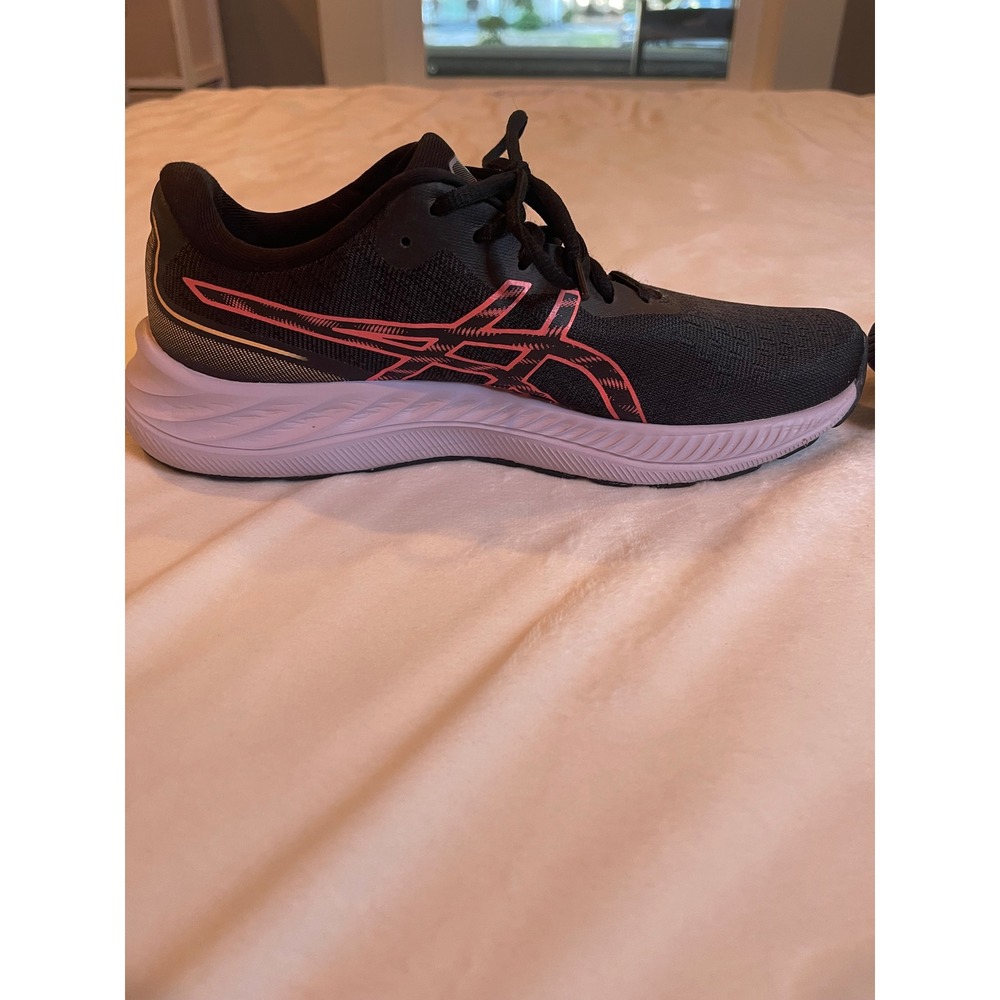 ASICS Gel-Excite 9 Womens Running Shoes Black Pink 1012B182 Size 10 - Picture 6 of 9